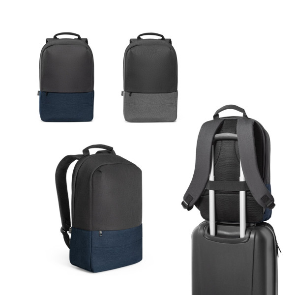 GENOA BPACK. Anti-Diebstahl-Rucksack aus 600D hochdichtem, recyceltem Polyester