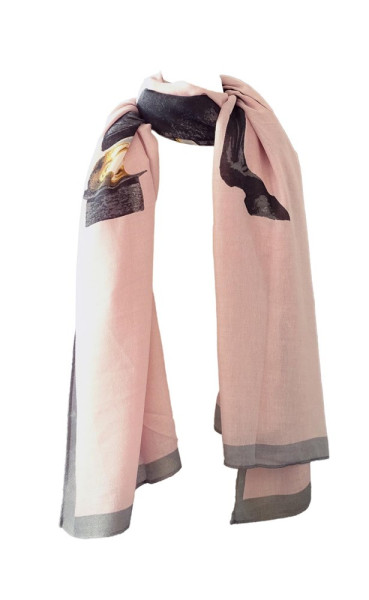 Elegante Damen Schals Pashmina Schals für Corporate Look, Freizeit, Abendkleid, Größe: 90 x 180 - ro