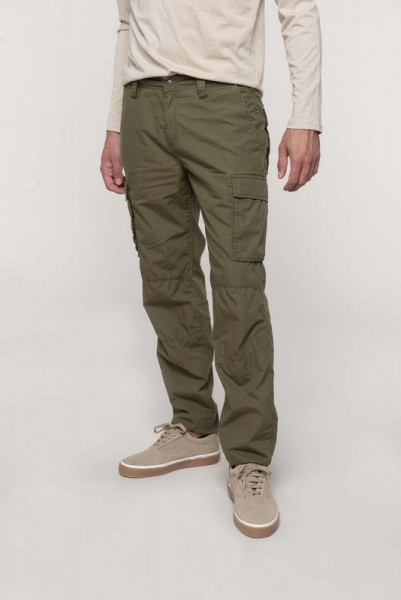 Kariban Leichte Herrenhose mit mehreren Taschen