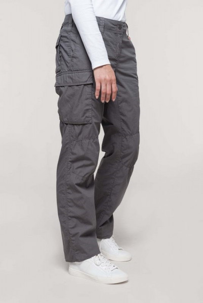 Kariban Leichte Damenhose mit mehreren Taschen