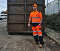 Hi Vis Orange / Navy