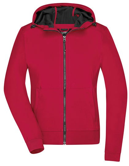 James&Nicholson - Ladies´ Hooded Softshell Jacket