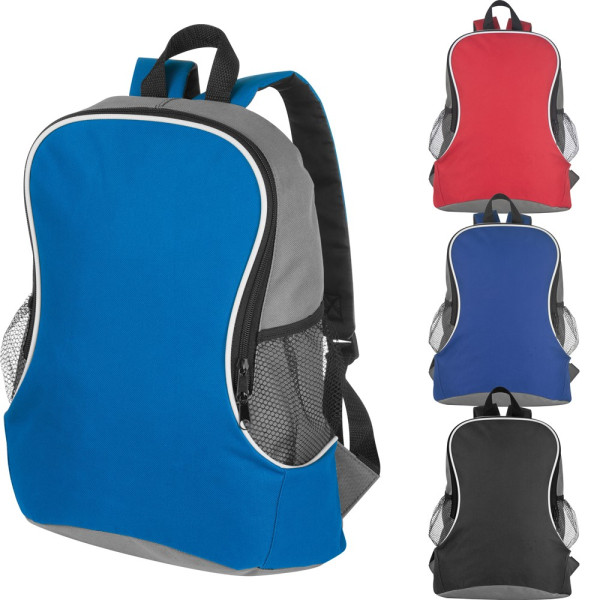 Rucksack mit Seitenfächern aus Polyester CAMERON