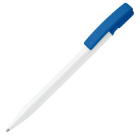 Weiss / Royalblau