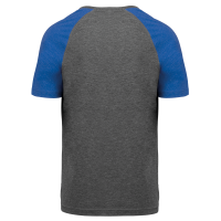 Grey Heather / Sporty Royal Blue Heather