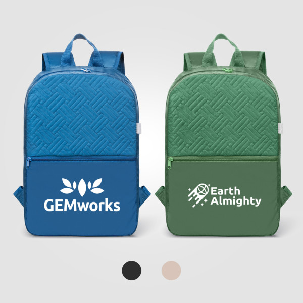 Sora Rucksack gesteppt aus recyceltem 210D Polyester - 13 L