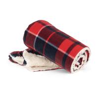 Red / Navy checked