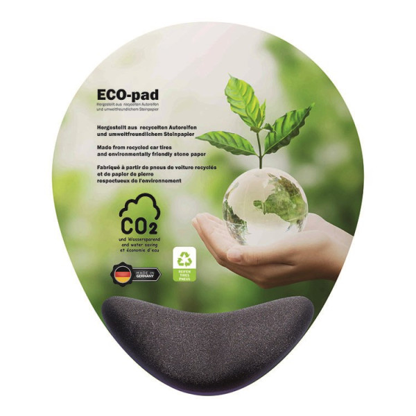 ERGO ECO-pad, Mauspad 200 x 240 mm, ca. 2 mm dick, HB Grau