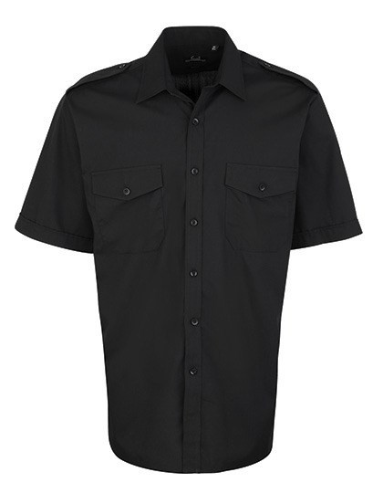 Premier Workwear - Pilot Shirt Short Sleeve