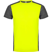 FLUOR YELLOW/HEATHER BLACK