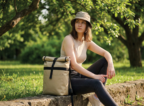 Isolierter Rolltop-Rucksack 'Frisco', Sandfarben