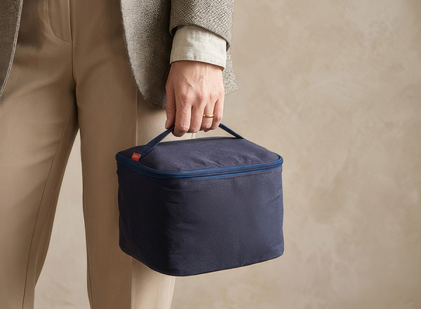 Isotherme Bento-Lunchbag 'Sendai', Polycotton Mitternachtsblau
