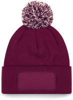Burgundy / Off White