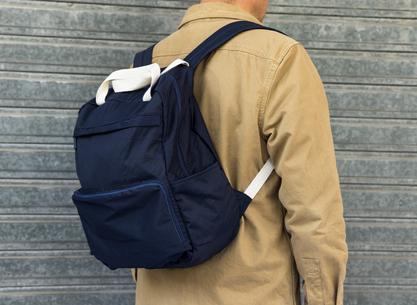 Faltbarer Rucksack 'Cordoba', Polycotton Mitternachtsblau