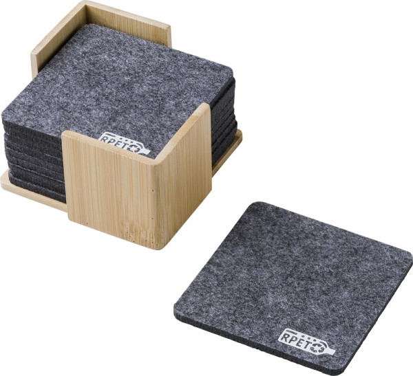 rPET-Filz-Untersetzer-Set Lawrence